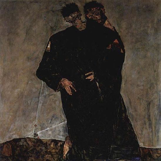 Egon Schiele Hermits oil painting image